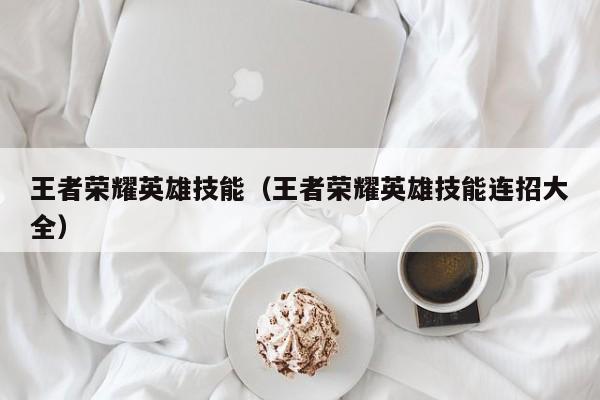 王者荣耀英雄技能（王者荣耀英雄技能连招大全）